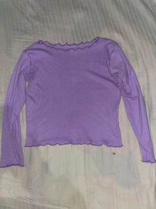 Chic Lilac Long Sleeve Top