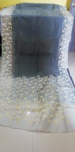 Grey shaded beautiful saree