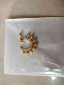 Pearl Embellished Nath