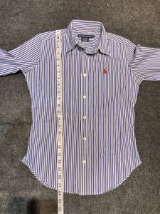 Ralph Lauren Girls/Women's Blue &amp; White Striped