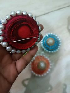 Handmade saree pin 5 pic
