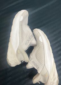 New Balance White Slip-On Sneakers