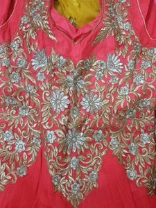 Elegant Red Ethnic Gown