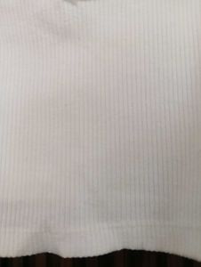 White Ruffle Strap Crop Top