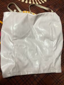 Leather Crop Top