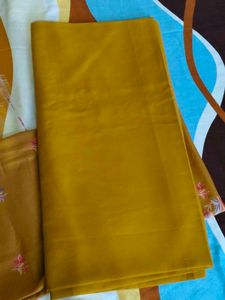 Embroidered Kurta Set - Rich Mustard