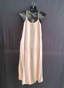 Korean High Low Multicolored Dress | Bust 38