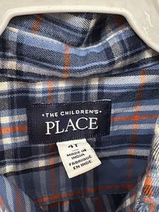Blue Plaid Long Sleeve Shirt