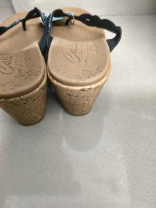 Skechers Sparkling Wedge Flip-Flops....