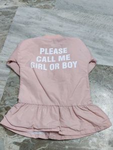Cute Pink Ruffle Hem Jacket