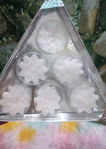 Beautiful Shimmer Candles Box Packed