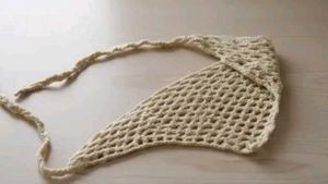 Off-White Crochet Bandana Headband 🤍