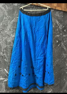 Navaratri Blue Ethnic lehenga