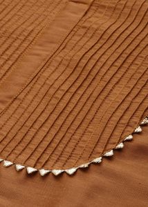 all about you - Rust Brown Kurta Set with Pants