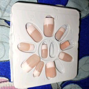 French Tip False Nails Set