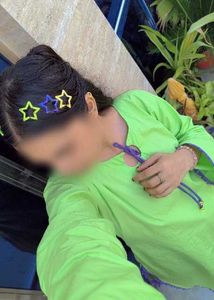 Lime Green Kurta with Purple farshi salwar
