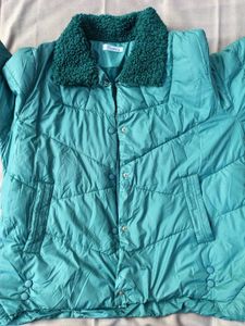 Teal Puffer Jacket