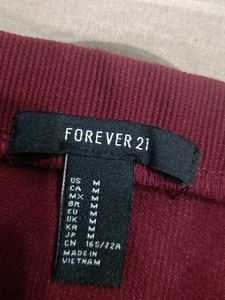 Burgundy Pencil Skirt