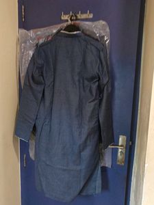 Men's Blue Printed Kurta