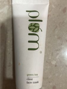 Plum Green Tea Clear Face Mask