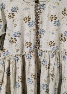 Floral Tiered short Kurta
