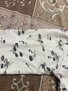 Cute Floral Print Long Sleeve Top