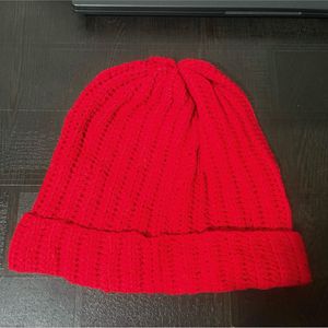 Handmade crochet Spider-Man Beanie - Red