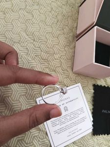 925 silver Palmonas Diamond Ring with Certificate