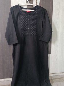 Elegant Black Kurta for women