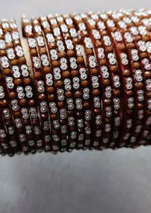 Bangle Set 24 pcs 2 dargen Sparkling Brown