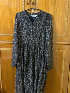 Chic Floral Print Midi Dress