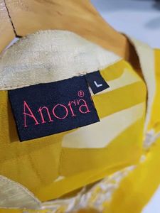Yellow Embroidered Anarkali Kurta