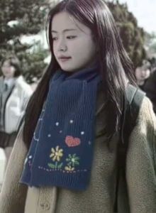 do hye-ryung- blue scarf from if wishes could kill