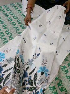 kurti with pajama printed as shown