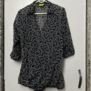 Stylish Printed Women's Tunic Top