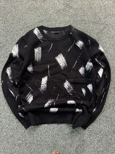 Abstract Print Sweater