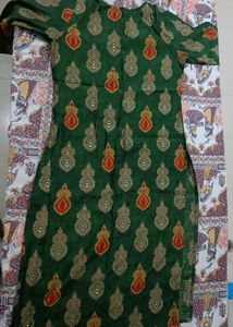 Green Kurta set