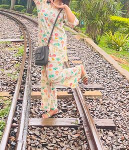 Cute Umbrella Print cord set