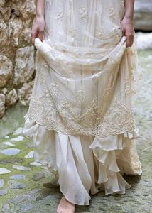 Vintage Elegant delicate Lace dress 🫧🦢✨️