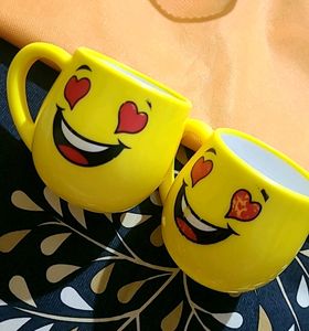 Gorgeous Large Couple Fibre Cofffe Mugs