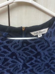 Laila Grace Blue Lace Top