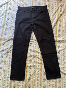 Length-35,,Classic Black Denim Jeans