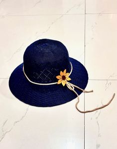 Navy Blue Sun Hat