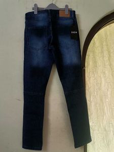 Ripped Blue Dark Wash Jeans