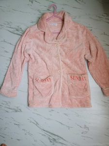 Cozy Pink "Sunday" Pajama Top
