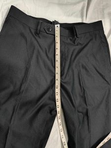 Charcoal Pinstripe Formal Pants