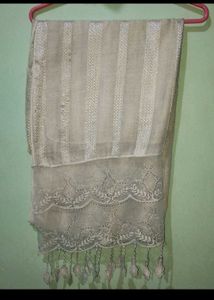 Elegant Ethnic white hijab