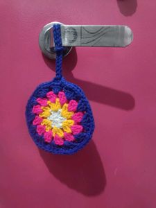 Handmade Crochet headphones Bag Charm