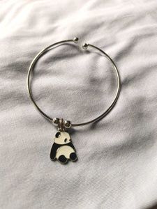Cute Panda Charm Bangle Bracelet
