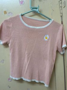 Cute Daisy Trim Top